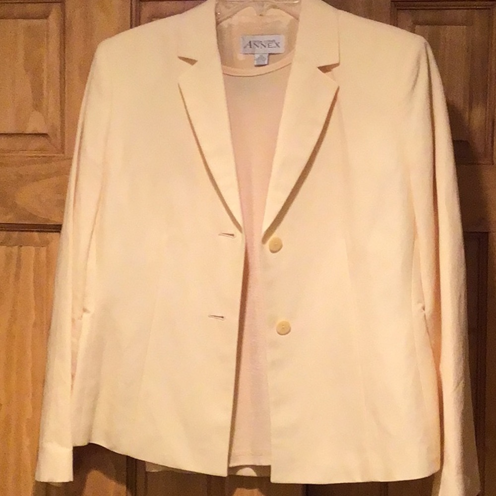 Casual Corner linen Blazer with sweater